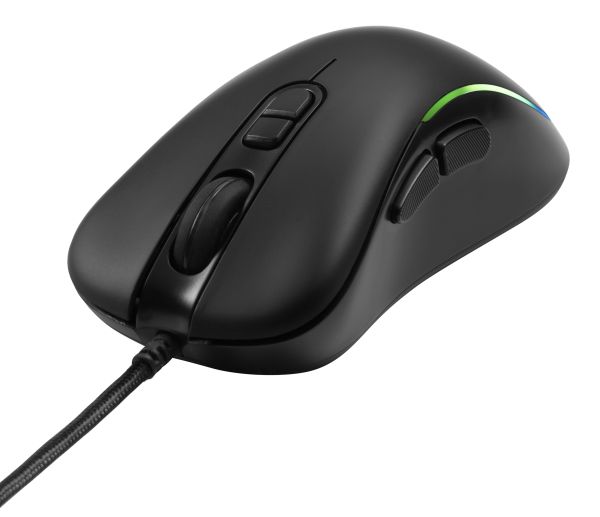 DELTACO Gaming RGB Maus, schwarz
