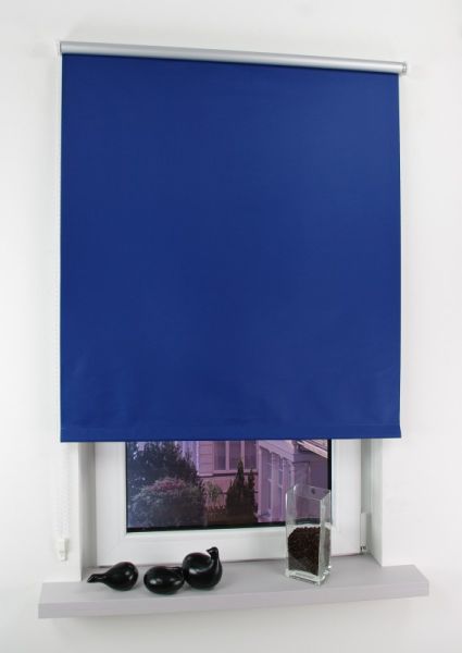Bella Casa Seitenzugrollo Easy, blau Verdunkelung, 180 x 142 cm