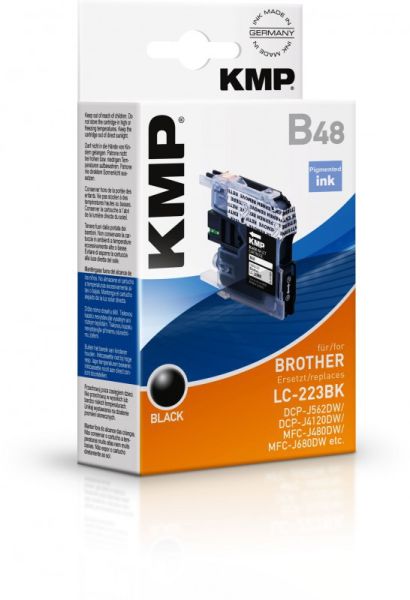KMP B48 Tintenpatrone ersetzt Brother LC223BK