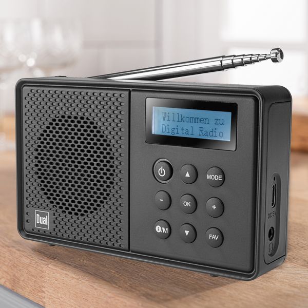 Dual DAB+/UKW-Radio mit BT MCR100