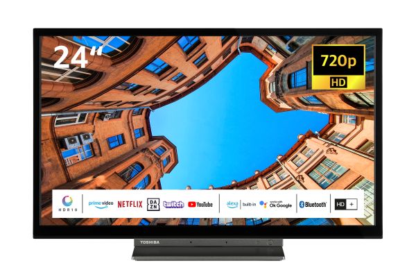 24WK3C63DAW 24 Zoll Fernseher / Smart TV (HD ready, HDR, Alexa Built-In, Triple-Tuner) - Inkl. 6 Mon