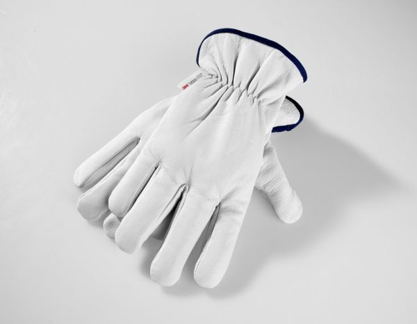 Powertec Garden Winter Ziegenleder Handschuhe, Größe 10 - Dunkelblau