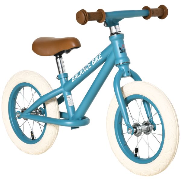 HOMCOM Laufrad Kinderlaufrad höhenverstellbarem Sitz Lernlaufrad luftgefüllte Reifen für Kinder ab 3