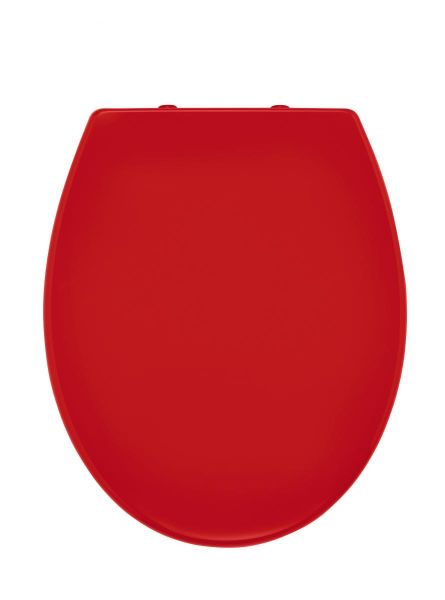 RIDDER WC-Sitz Miami, rot, mit Soft-Close, Polypropylen