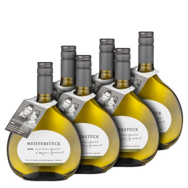 Meisterstück Silvaner Riesling Qualitätswein 2016 - 6er Karton