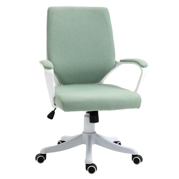 Vinsetto Bürostuhl Schreibtischstuhl Home-Office-Stuhl Grün+Weiß 62x69x92-100cm