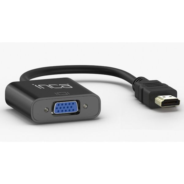 HDMI-auf-VGA-Adapter mit inkludiertem Audiokabel