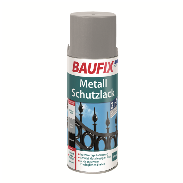 BAUFIX Metallschutzlack Spray Weiß