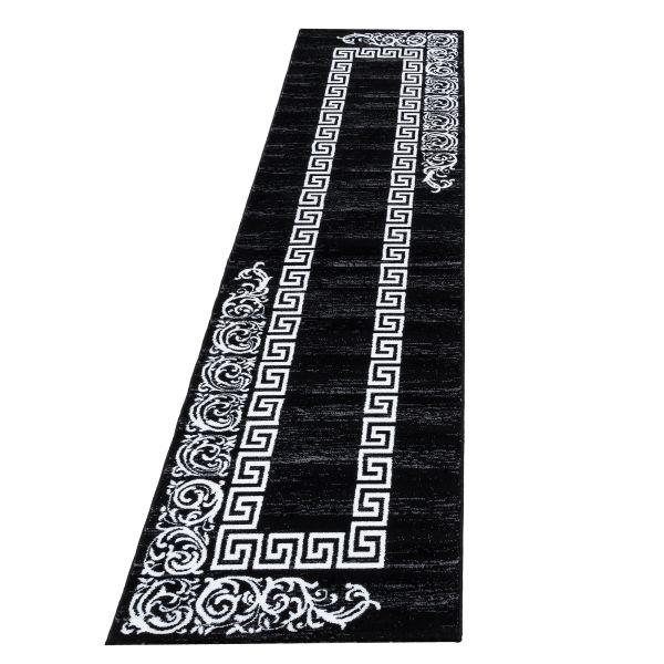 Ayyildiz Teppich, MIAMI 6620, BLACK, 80 x 300 cm