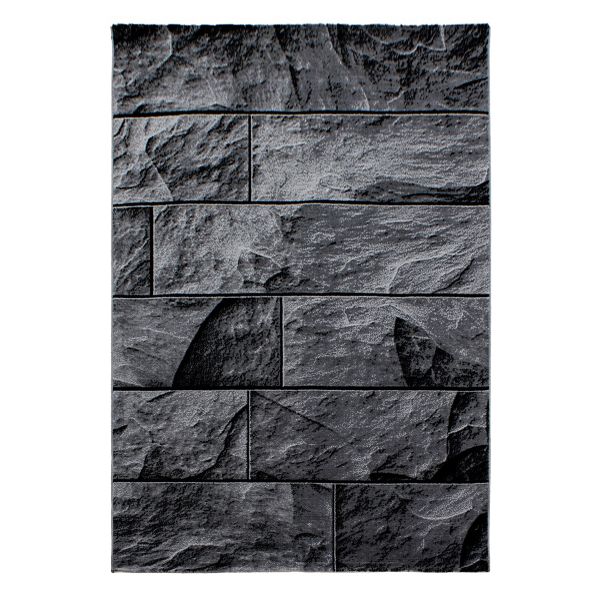 Ayyildiz Teppich, PARMA 9250, BLACK, 80 x 150 cm