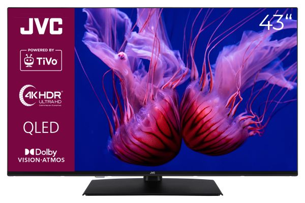 JVC LT-43VUQ3455 43 Zoll QLED Fernseher / TiVo Smart TV (4K UHD, HDR Dolby Vision, Dolby Atmos)