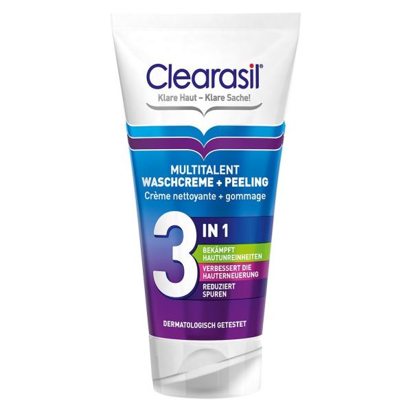 Clearasil Multitalent Waschcreme & Peeling 150ml