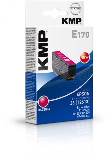 KMP E170 Tintenpatrone ersetzt Epson 26 (C13T26134010)