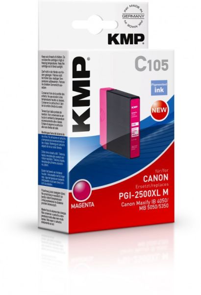 KMP C105 Tintenpatrone ersetzt Canon PGI2500XLM (9266B001)
