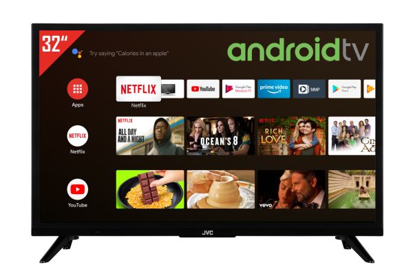 JVC LT-32VAH3055 32 Zoll Fernseher / Android TV (HD ready, HDR, Triple-Tuner, Google Play Store, Goo