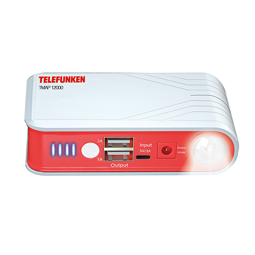 Telefunken Mobile Autostarthilfe mit Powerbank TMAP 12000