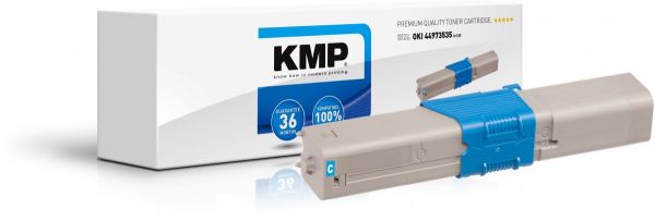 KMP O-T37 Tonerkartusche ersetzt OKI 44973535