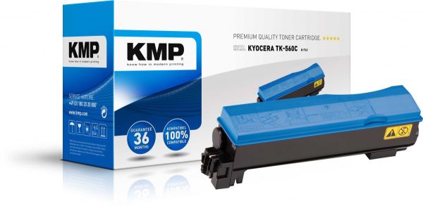 KMP K-T41 Tonerkartusche ersetzt Kyocera TK560C (1T02HNCEU0)