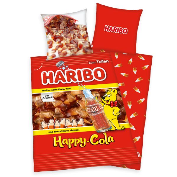 Haribo-Happy Cola Bettwäsche, Größe: 135 x 200 cm