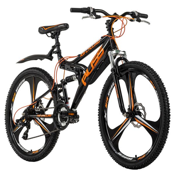 KS Cycling Mountainbike Fully 26'' Bliss schwarz-orange RH 47 cm