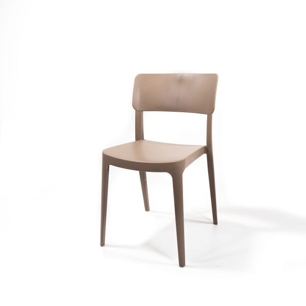 VEBA Wing Chair Sand Beige, Stapelstuhl Kunststoff, 50919