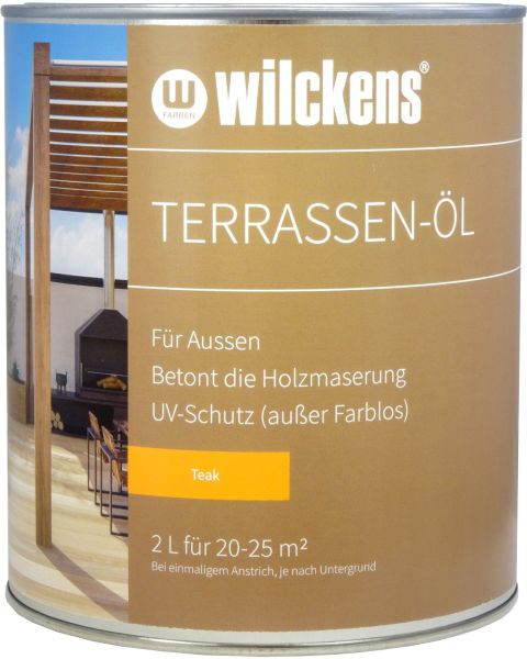 WILCKENS Terrassen-Öl - ca. 2 Liter, Teak