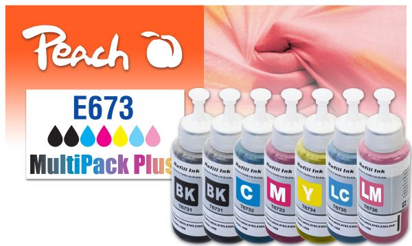 Peach Spar Pack Plus Tintenpatronen, ersetzt Epson T6737
