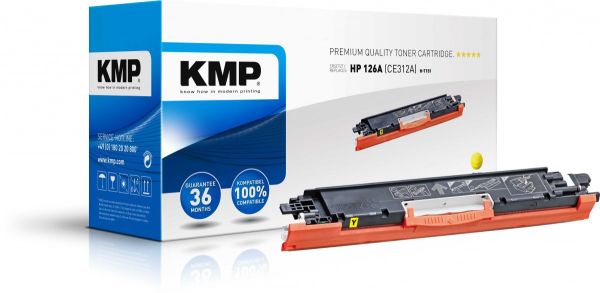 KMP H-T151 Tonerkartusche ersetzt HP 126A (CE312A)