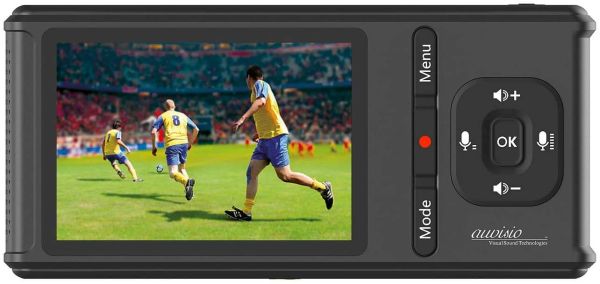 auvisio Videorekorder GC-500, 4K, Live-Streaming-Funktion Farbdisplay Aufnahmekontrolle Aufzeichnung