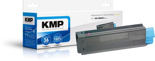 KMP O-T15 Tonerkartusche ersetzt OKI 42804514