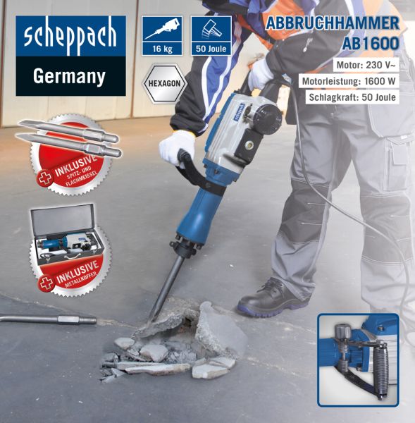 DETAIL Scheppach Abbruchhammer AB1600 1.6