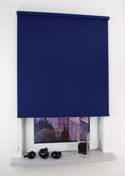 Bella Casa Seitenzugrollo Easy, blau, 180 x 82 cm