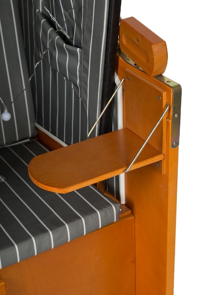 MyFlair Strandkorb Single Sitz im maritimen Design inkl. LED Beleuchtung |  Norma24