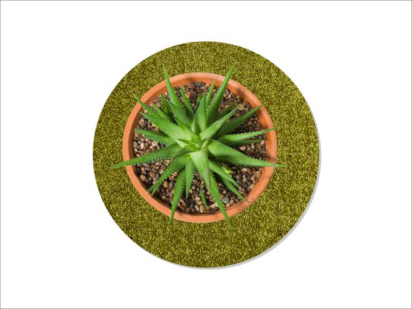 Keilbach Blumentopf Unterlage, ⌀ 40,0 cm, grün