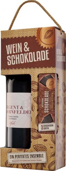 Gepa Geschenkverpackung Wein + Schokolade