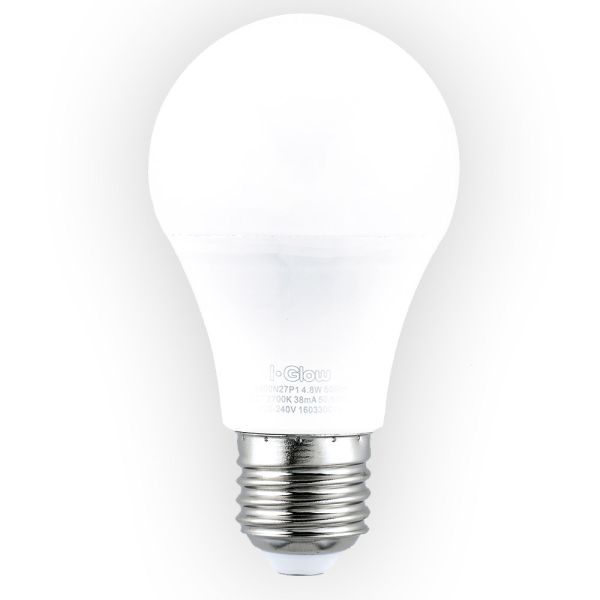 I-Glow LED Leuchtmittel Birne, E27, 6W, 320 Grad, 630 Lumen
