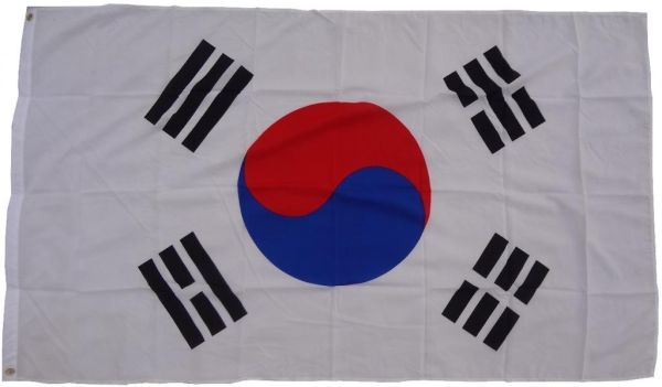 Flagge Südkorea 90 x 150 cm