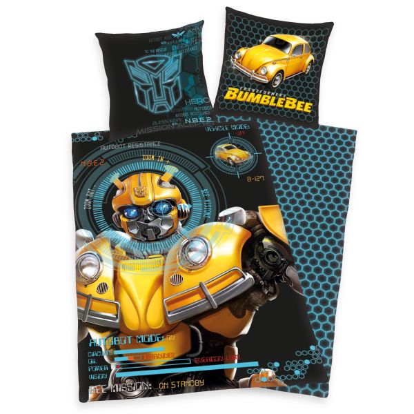 Transformers Bumblebee Bettwäsche, Größe: 135 x 200 cm
