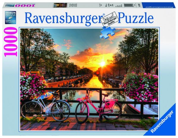 Ravensburger 1.000 Teile Puzzle - Fahrräder in Amsterdam