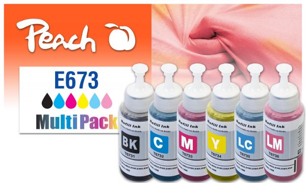 Peach Spar Pack Tintenpatronen ersetzt Epson T6737