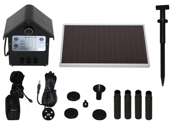 T.I.P Solar-Schwimminsel / Solar-Teichpumpen-Sets SPS 250/6 (Solarset 6 V)