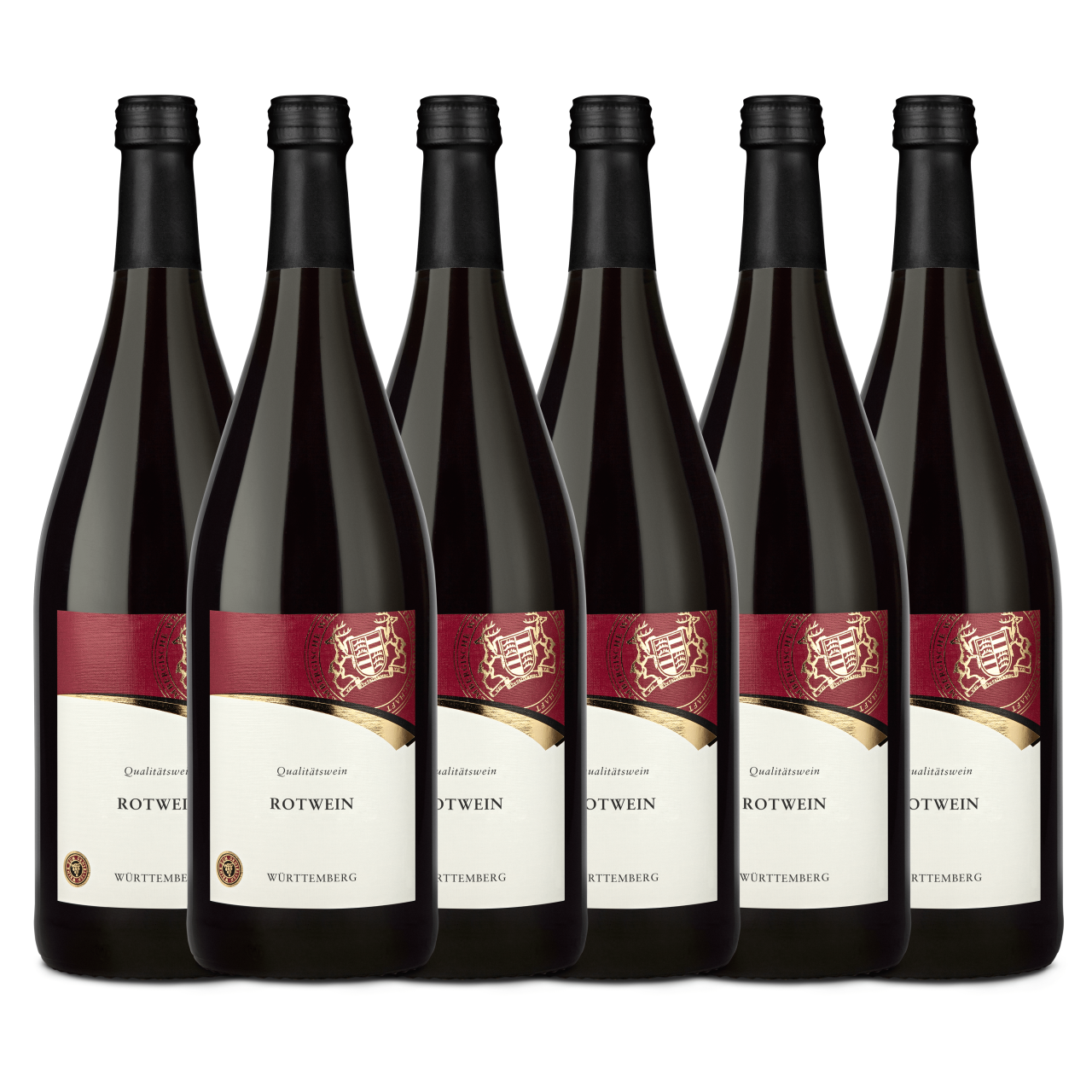 Württemberger Rotwein Qualitätswein 1,0L 6er Karton Württembergische WZG Norma24 DE