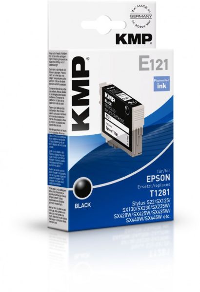 KMP E121 Tintenpatrone ersetzt Epson T1281 (C13T12814011)