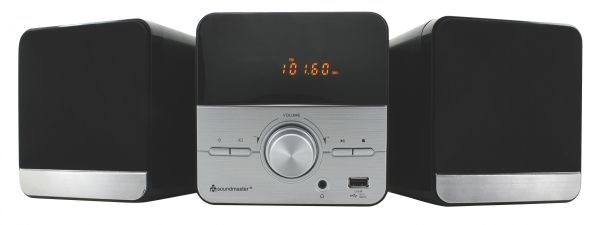 Soundmaster Design Micro Stereo Anlage mit CD/MP3, USB und PLL-Radio