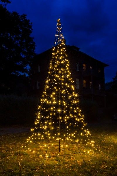 Star-Max Galaxy LED-Tannenbaum, 640 warmweiße und blinkende LEDs