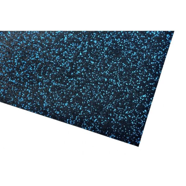 acerto® Unterlegmatte für Fitnessgeräte 150x125cm (8mm) blau