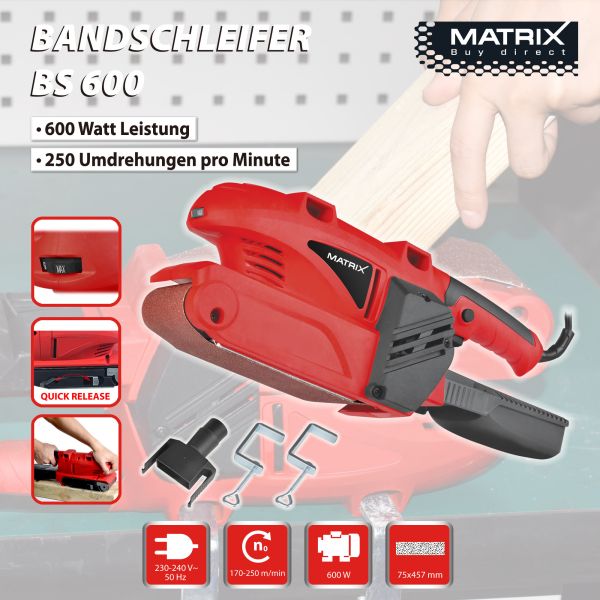 Matrix Bandschleifer BS 600