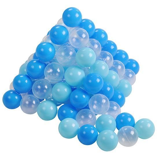 Bälleset Ø6 cm - 100 balls/soft blue