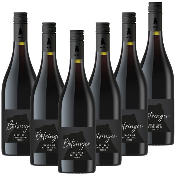 Der Bötzinger - Pinot Noir Qualitätswein trocken - 6er Karton