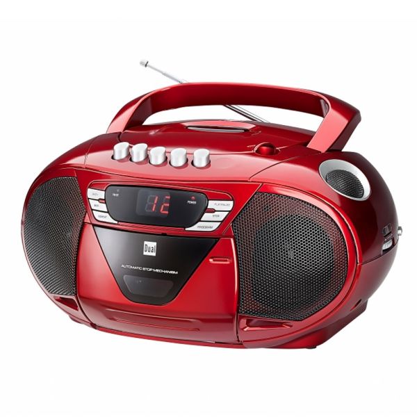 Dual Portable Boombox P65 - Rot